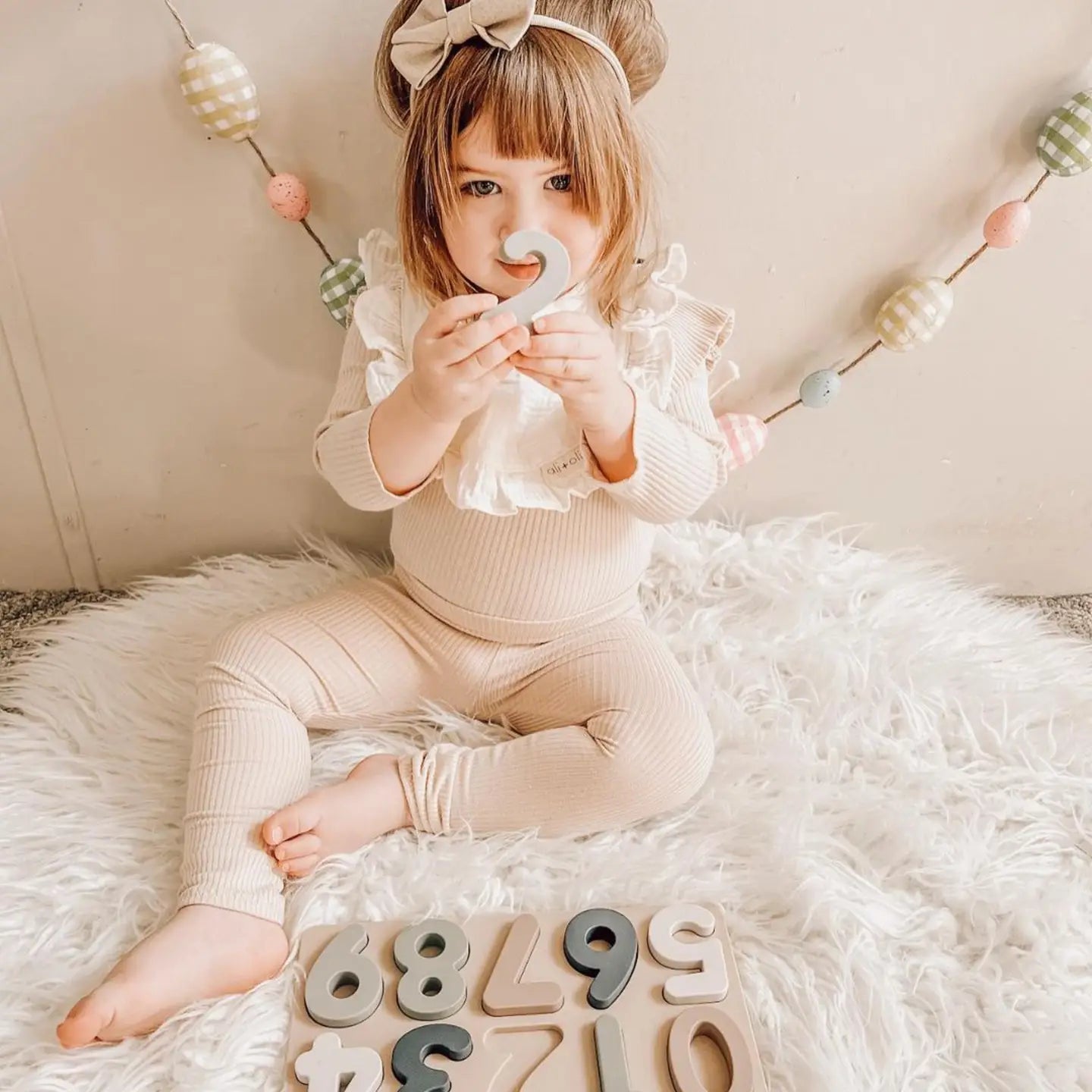 Large Soft Silicone Number Puzzle (11-pc)