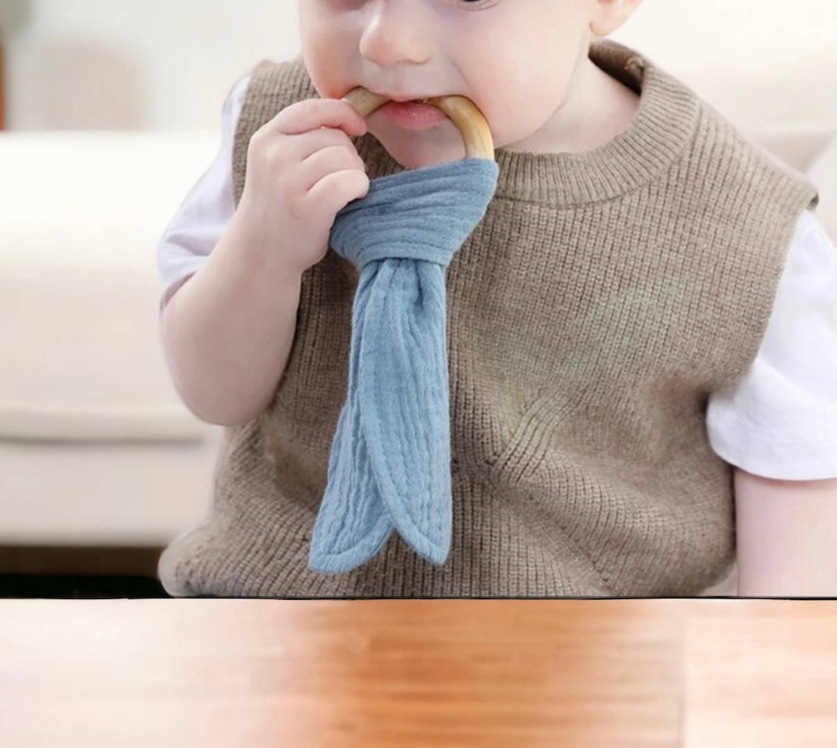 Wooden Baby Teething Ring