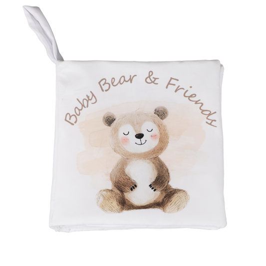 Baby Bear and Friends – Soft Crinkle Cloth Book for Toddlers