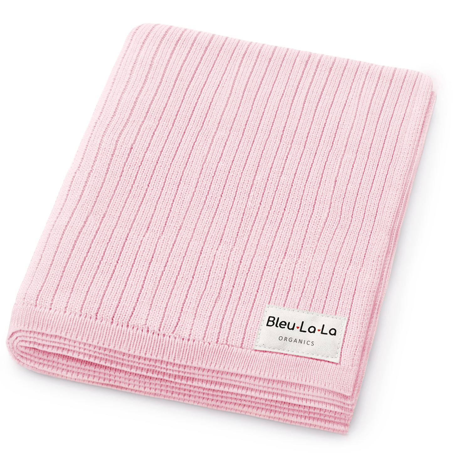 100% Luxury Organic Cotton Ribbed Baby Swaddle Blanket