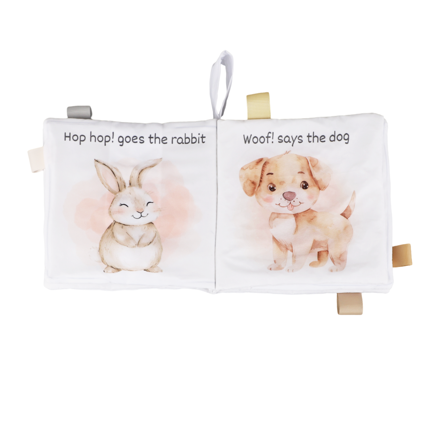 Farm Animals – 10-Page Crinkle Cloth Book for Toddlers