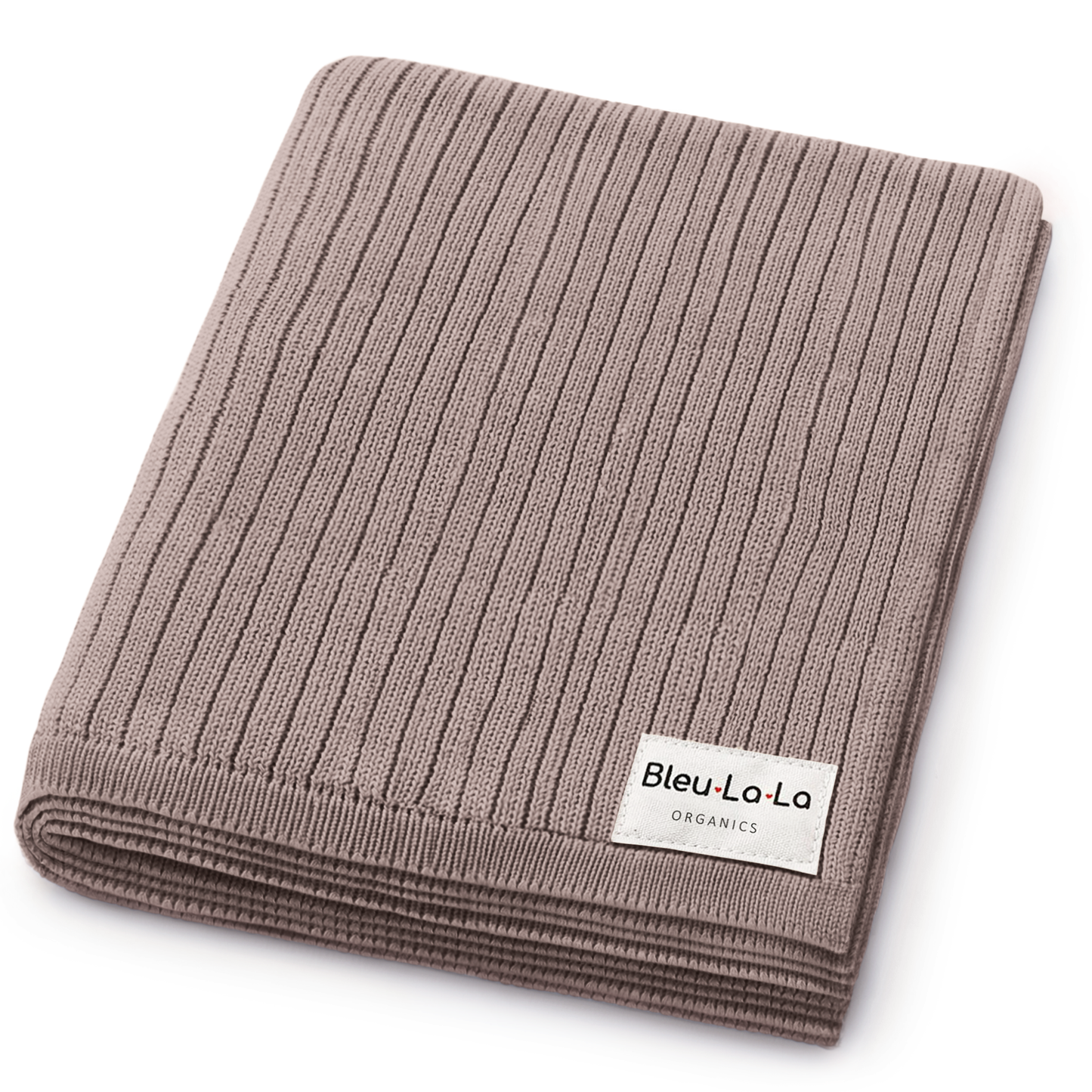 100% Luxury Organic Cotton Ribbed Baby Swaddle Blanket