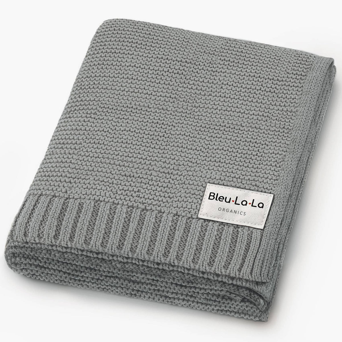 Heritage Knit 100% Organic Cotton Swaddle Baby Blanket
