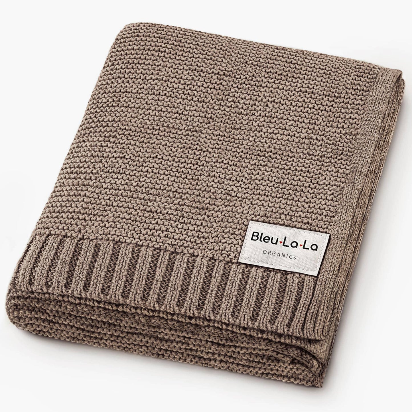 Heritage Knit 100% Organic Cotton Swaddle Baby Blanket