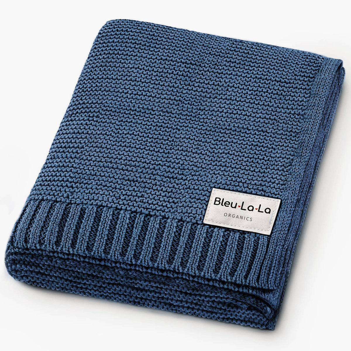 Heritage Knit 100% Organic Cotton Swaddle Baby Blanket