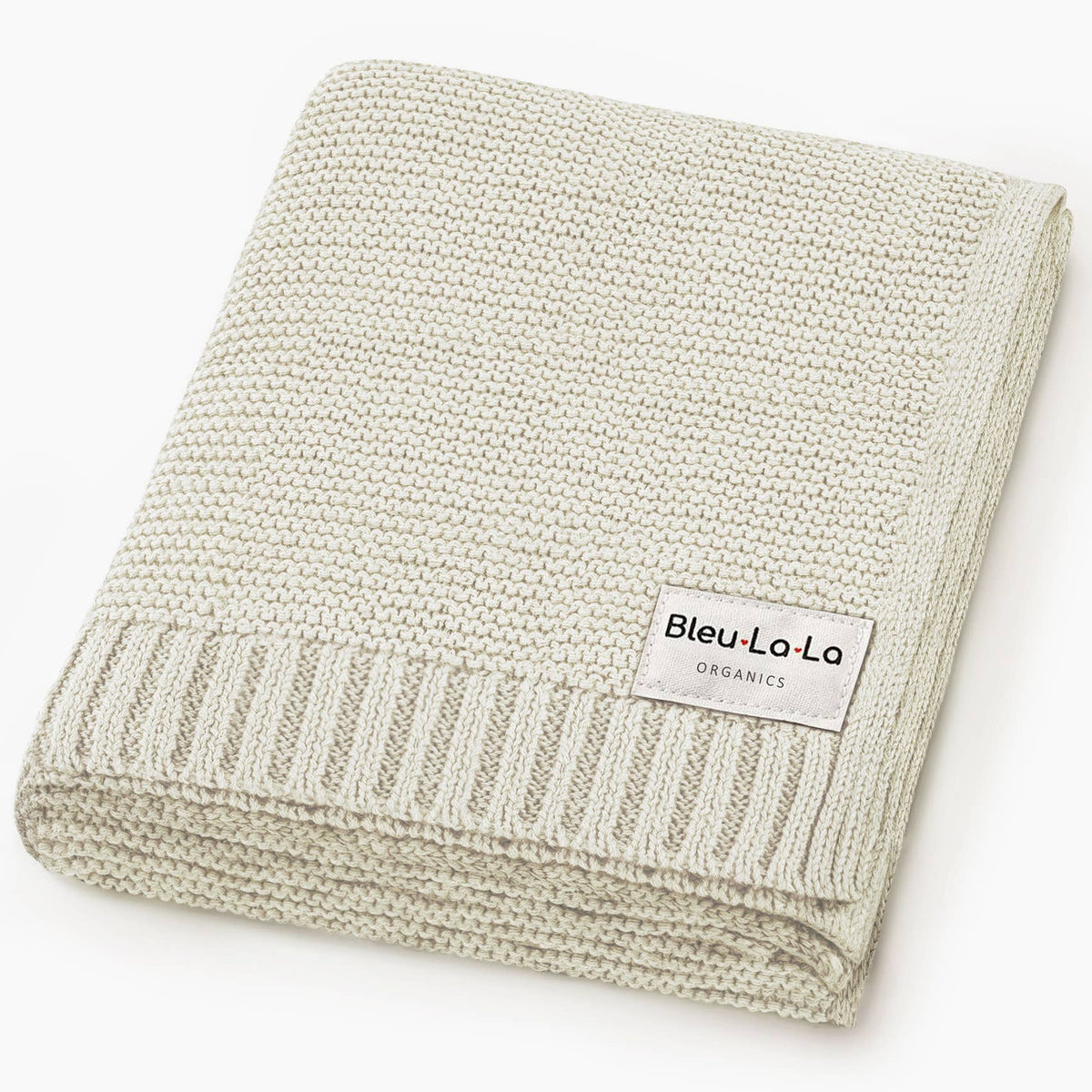 Heritage Knit 100% Organic Cotton Swaddle Baby Blanket