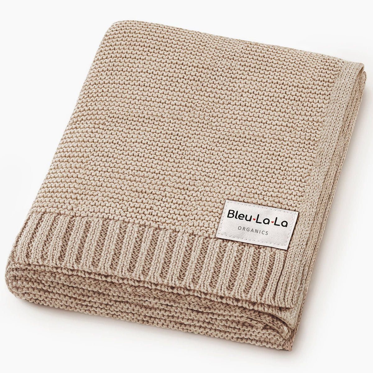 Heritage Knit 100% Organic Cotton Swaddle Baby Blanket