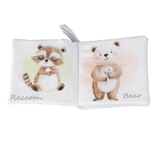 Baby Bear and Friends – Soft Crinkle Cloth Book for Toddlers