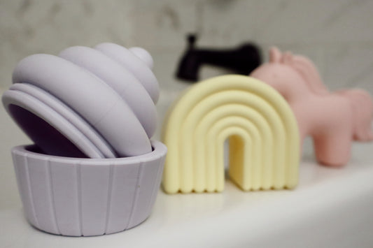 3pc Unicorn Bath Toys