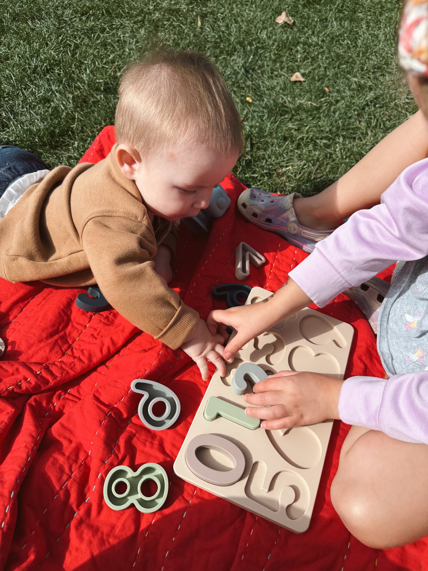 Large Soft Silicone Number Puzzle (11-pc)