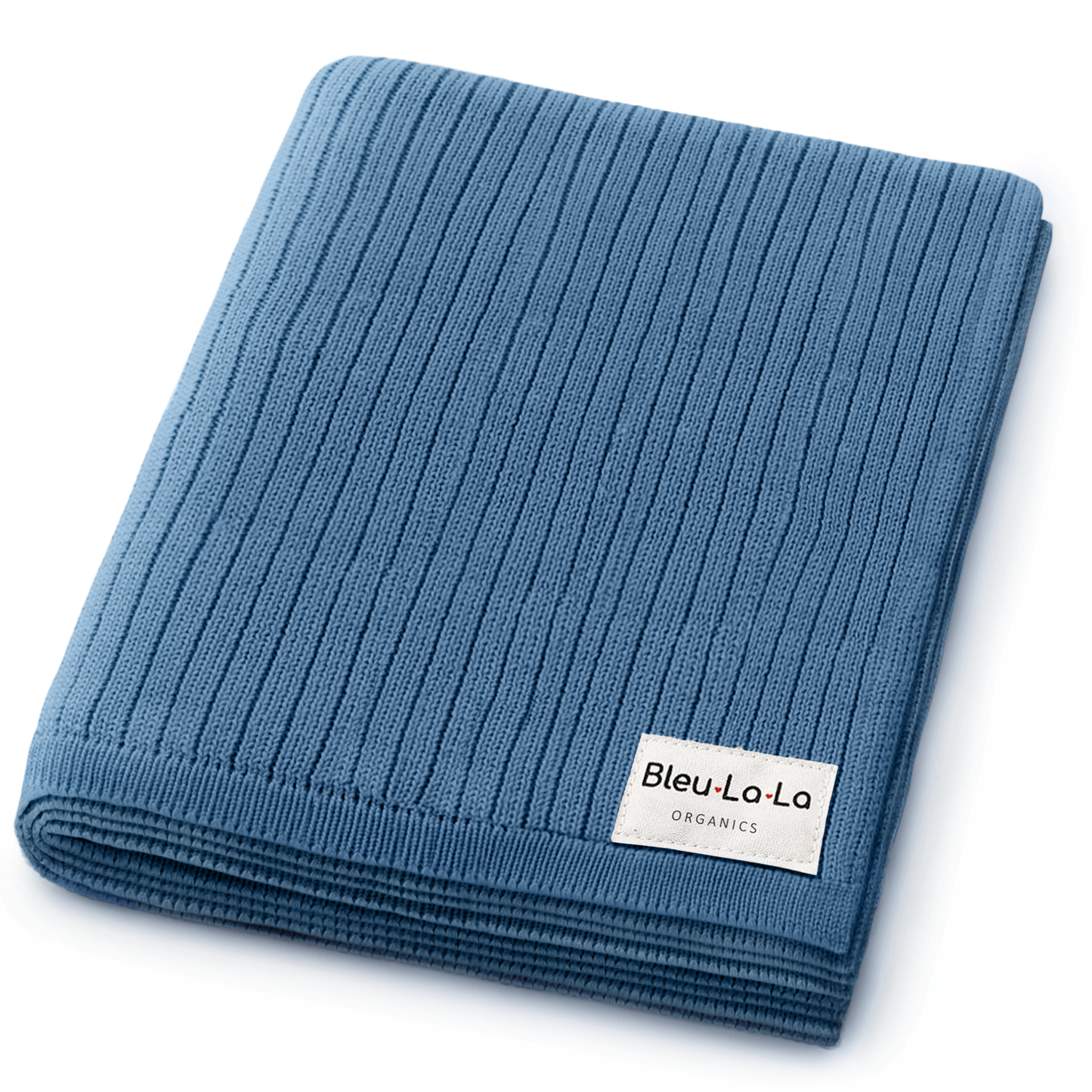 100% Luxury Organic Cotton Ribbed Baby Swaddle Blanket