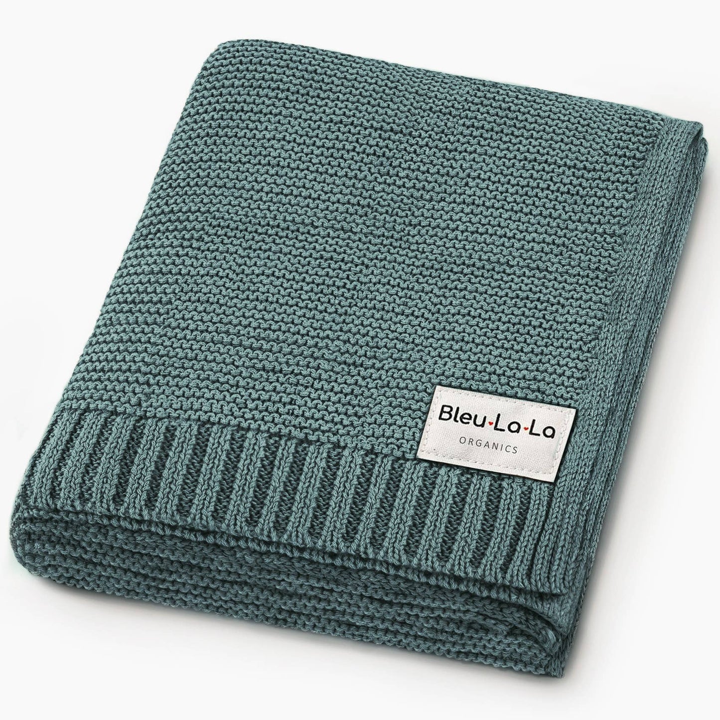 Heritage Knit 100% Organic Cotton Swaddle Baby Blanket